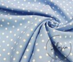 Small Dot Blue Fabric (Curtain and Sofa Fabrics)