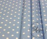 Small Dot Blue Fabric (Curtain and Sofa Fabrics) - Image 6