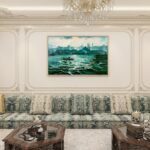 Modular Floor Sofa –U Shaped Sectional Couch for Living Room