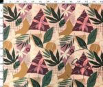 Soft Boho Floral Patterned Sofa and Curtain Fabric - Image 3