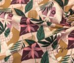 Soft Boho Floral Patterned Sofa and Curtain Fabric - Image 4