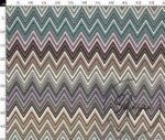 Soft Color Transition Zigzag Patterned Fabric