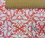 Soft Red Motif Patterned Sofa Fabric - Image 4