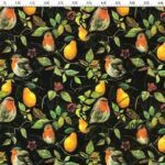 Sparrow Patterned Digital Sofa and Curtain Fabric