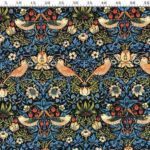 Strawberry Thief Patterned Cover Fabric