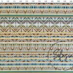 Stripe Ethnic Patterned Pillow Fabric