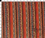 Striped Kilim Patterned Floor Cushion Fabric