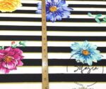 Striped Large Floral Fabric - Image 5