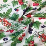 Summer Fruits Patterned Sofa and Curtain Fabric