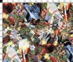 Tapestry Bird Patterned Drapery Fabric