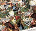 Tapestry Bird Patterned Drapery Fabric - Image 5