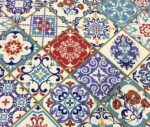 Tile Patterned Cushion Fabric - Image 3