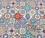 Tile Patterned Cushion Fabric