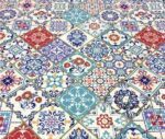 Tile Patterned Cushion Fabric - Image 6