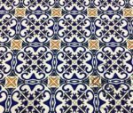 Tile Patterned Sofa and Curtain Fabric