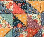 Triangle Patchwork Patterned Fabric - Image 3