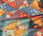 Triangle Patchwork Patterned Fabric - Image 4