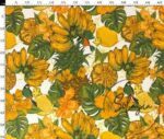 Tropical Banana Patterned Sofa and Curtain Fabric