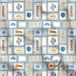 Tropical Collage Patterned Pillow Fabric