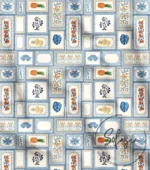Tropical Collage Patterned Pillow Fabric