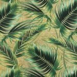 Burlap Backdrop Pointed Leaf Fabric