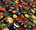Tropical Fish Pattern Fabric, Drapery and Sofa Fabric