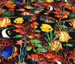 Tropical Fish Pattern Fabric, Drapery and Sofa Fabric - Image 5