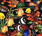 Tropical Fish Pattern Fabric, Drapery and Sofa Fabric - Image 6