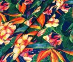 Tropical Flower Pattern Curtain and Sofa Fabric - Image 4