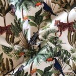 Tropical Forest Pattern Fabric