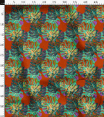 Tropical Leaf Patterned Sofa and Curtain Fabric - Image 3