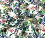 Tropical Patterned Sofa and Cover Fabric - Image 3