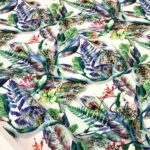 Tropical Patterned Sofa and Cover Fabric