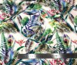 Tropical Patterned Sofa and Cover Fabric - Image 4