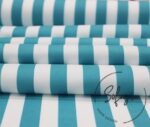 Turquoise Pinstripe Fabric, Sofa and Curtain Fabric