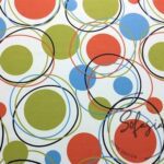 Vintage Ellipse Pattern Fabric