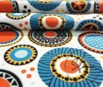 Vintage Floral Circles Pattern Fabric - Image 5