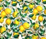 Vintage Lemons Patterned Sofa Fabric