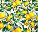 Vintage Lemons Patterned Sofa Fabric - Image 4