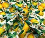 Vintage Lemons Patterned Sofa Fabric - Image 5