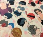 Vintage Women Patterned Sofa Fabric - Image 5