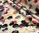 Vintage Women Patterned Sofa Fabric - Image 7