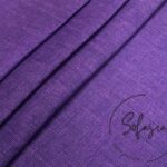 Violet Linen Look Fabric