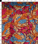 Vitange Flower Patterned Sofa and Curtain Fabric - Image 3