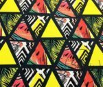 Watermelon Triangles Patterned Fabric - Image 3
