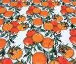 White Background Grapefruit Patterned Sofa Fabric - Image 5