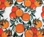 White Background Grapefruit Patterned Sofa Fabric - Image 6