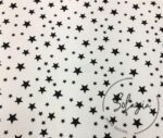 White Background Small Large Star Fabric - Image 3