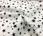 White Background Small Large Star Fabric - Image 5