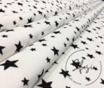 White Background Small Large Star Fabric - Image 6